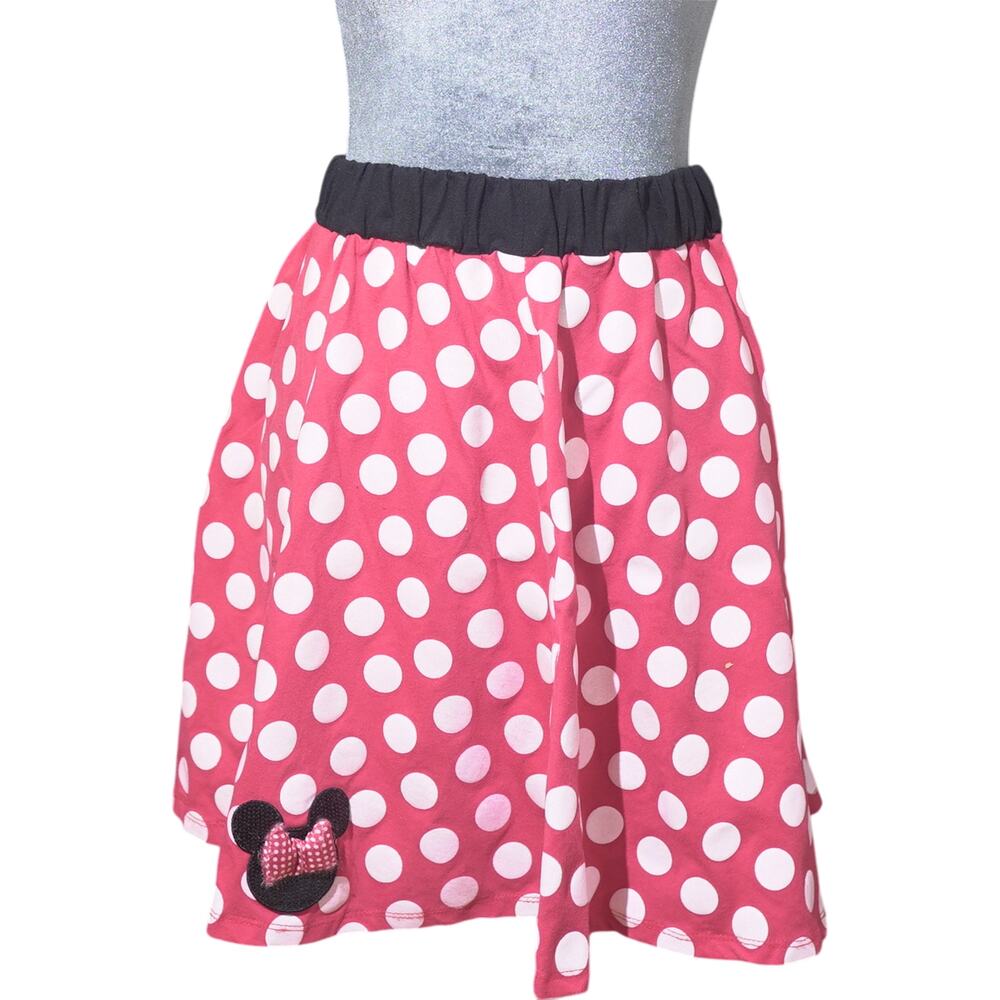 Disney Minnie Mouse Polka Dot Skirt Sz S Red Cosplay Theme Park - Picture 2 of 10